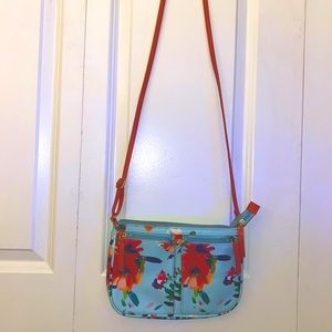 Floral shoulder bag